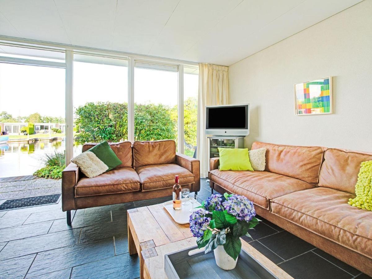 Waterfront Holiday Home With Jetty Boornzwaag over de Wielen ภายนอก รูปภาพ